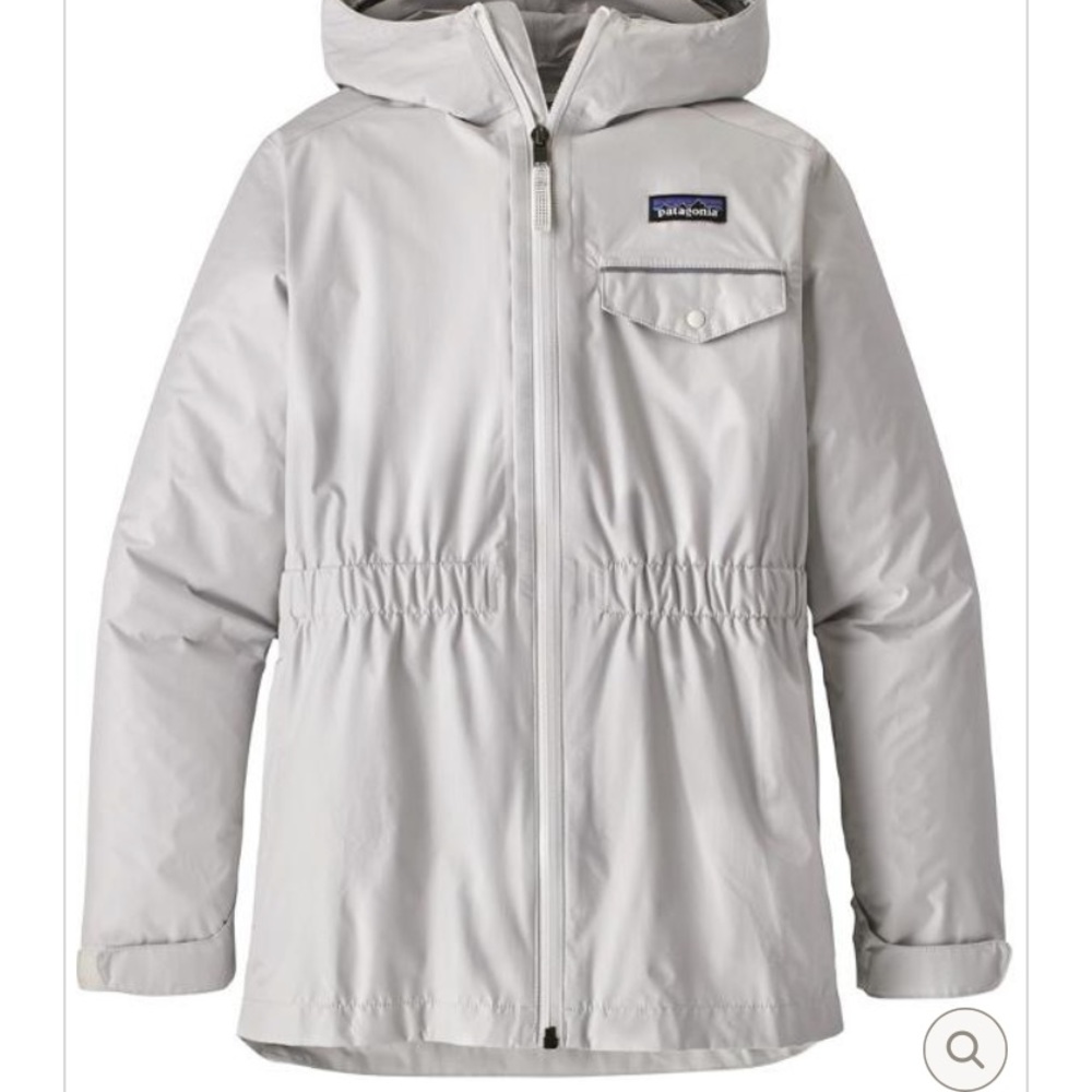 Patagonia Torrentshell Jacket - Girls' XL 14 White